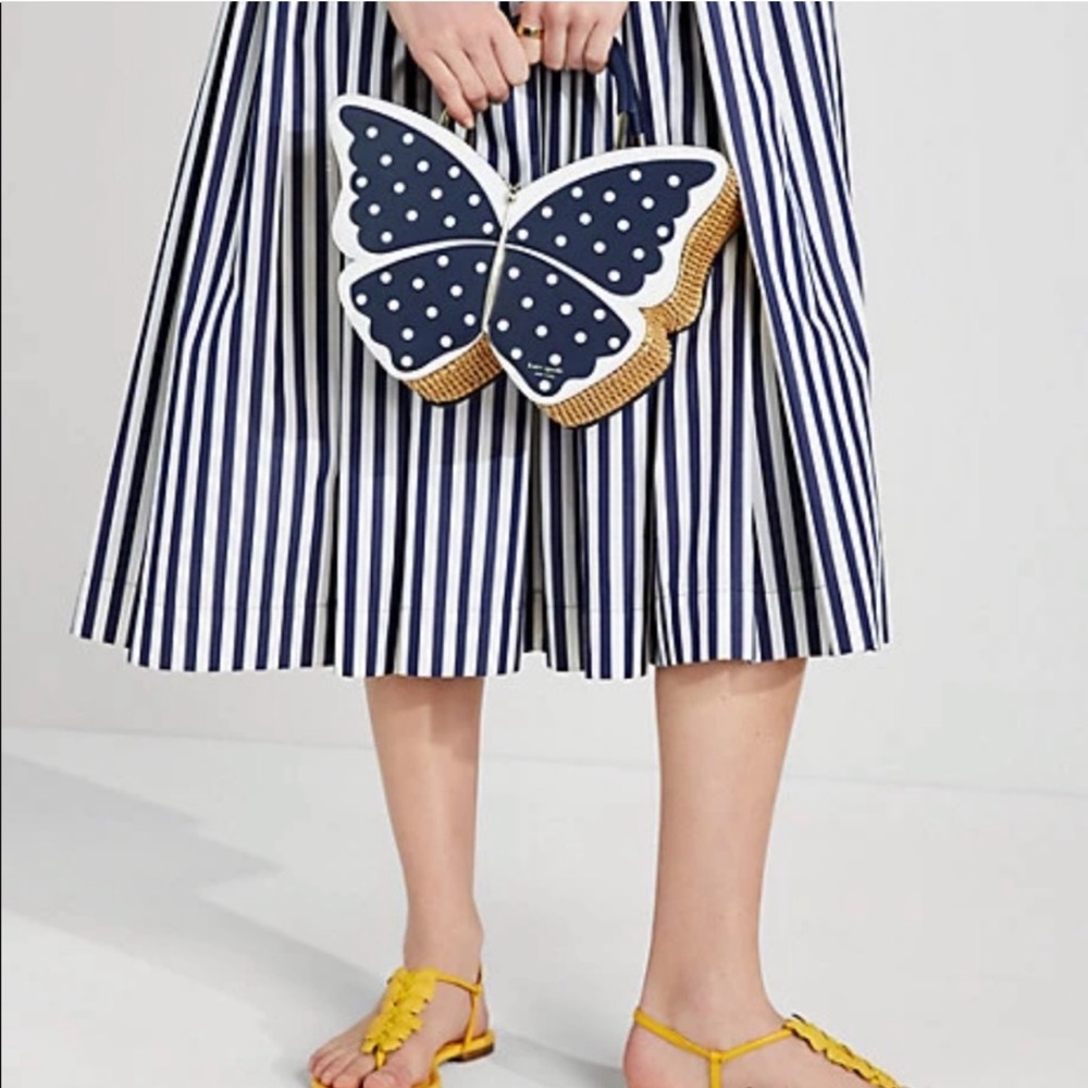 Kate Spade Wing it polka dot butterfly satchel - Picture 7 of 11